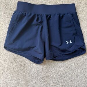 Under Armour Navy Blue Women's Lightweight Athletic Shorts